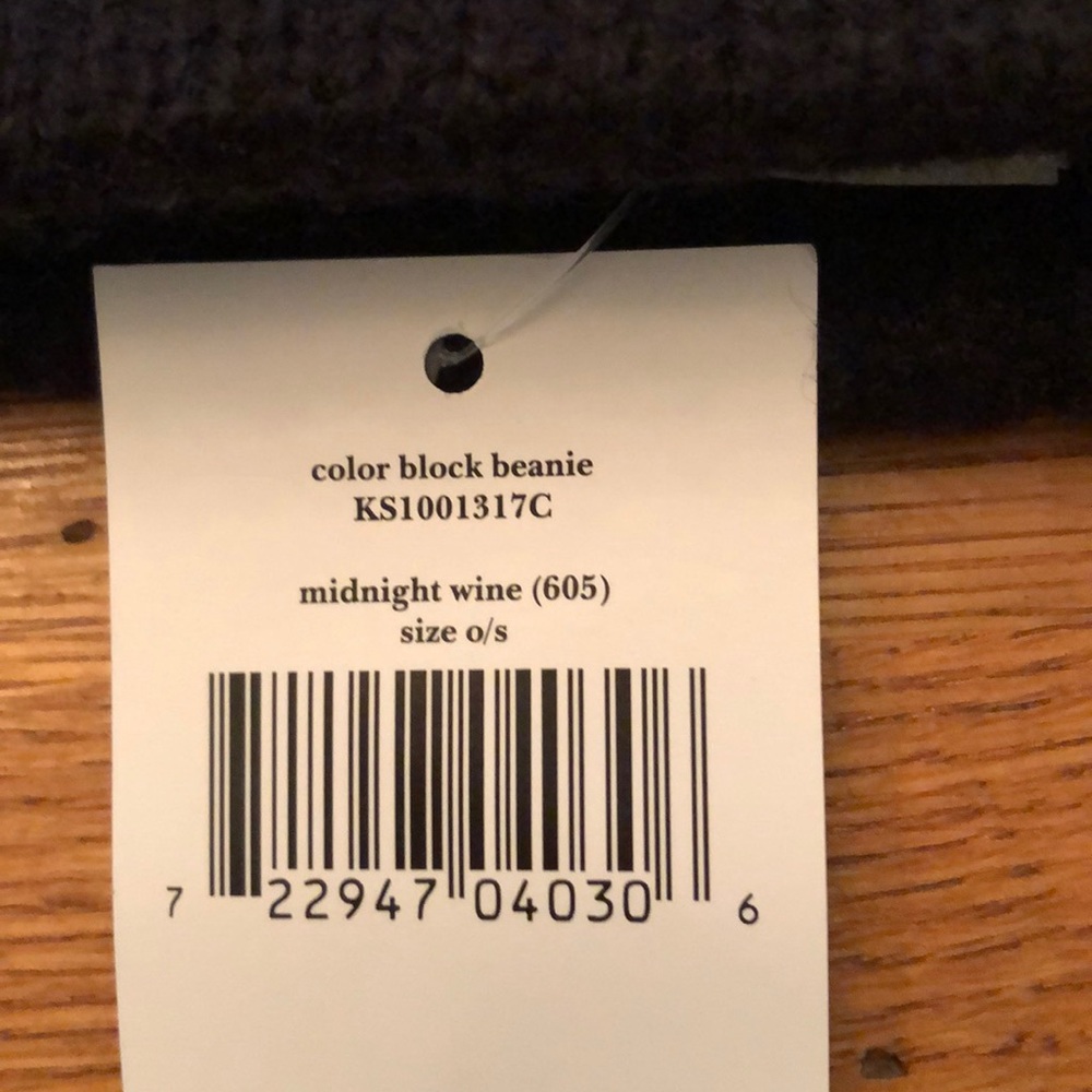 Kate Spade ColorBlock Beanie - Picture 6 of 7